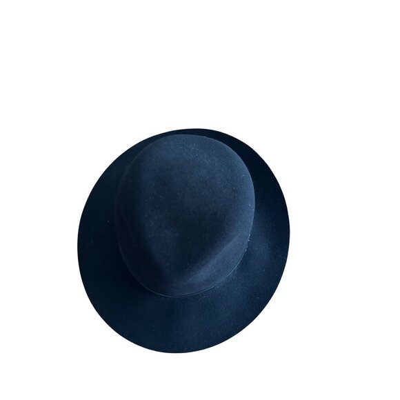 Rag & Bone Black Floppy Wool Fedora Hat Size 30/ L Stylish Chic - Picture 14 of 14